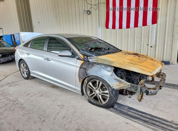 5NPE34AF1JH597025 2018 HYUNDAI SONATA Silver 