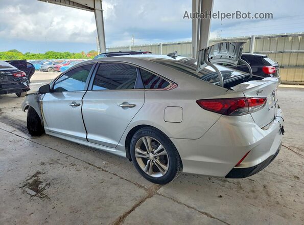 5NPE34AF1JH597025 2018 HYUNDAI SONATA Silver 