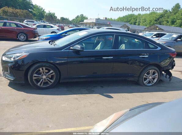 5NPE34AF1JH612316 2018 HYUNDAI SONATA Black Панорамний вид салону 360°