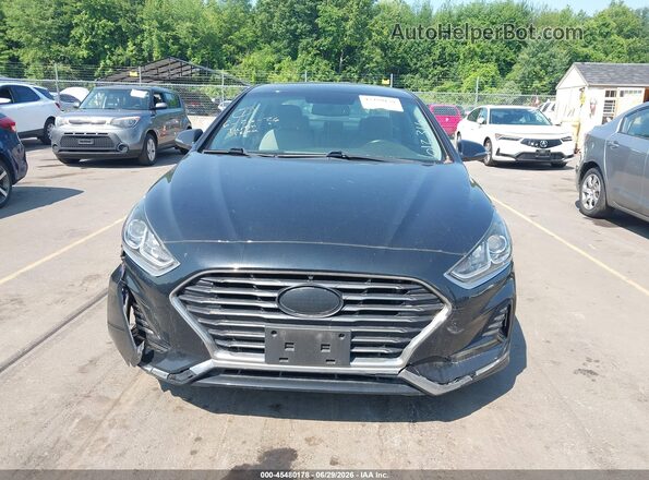 5NPE34AF1JH612316 2018 HYUNDAI SONATA Black Вид щитка приладів