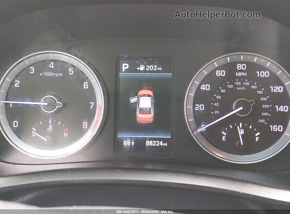 5NPE34AF1JH636521 2018 HYUNDAI SONATA Gray 