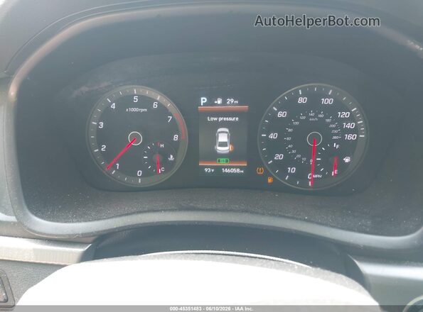 5NPE34AF1JH642111 2018 HYUNDAI SONATA Зеленый Вид задних сидений