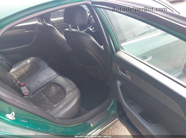 5NPE34AF1JH642111 2018 HYUNDAI SONATA Зеленый Вид наклейки с VIN-кодом