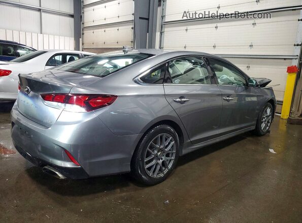 5NPE34AF1JH644781 2018 HYUNDAI SONATA Серый Задняя правая четверть