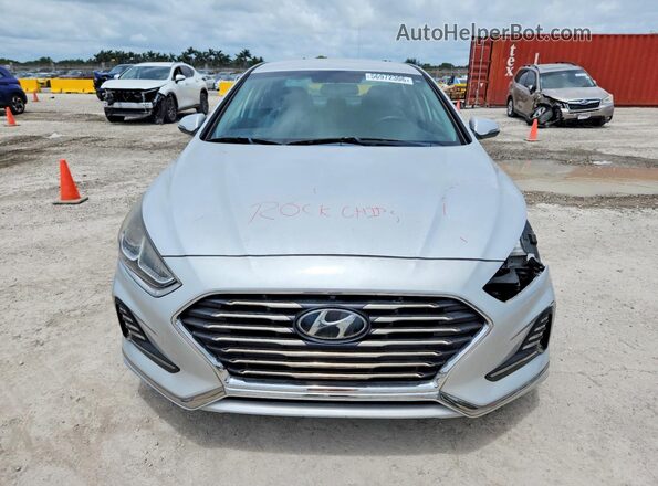 5NPE34AF1JH646496 2018 HYUNDAI SONATA Silver 