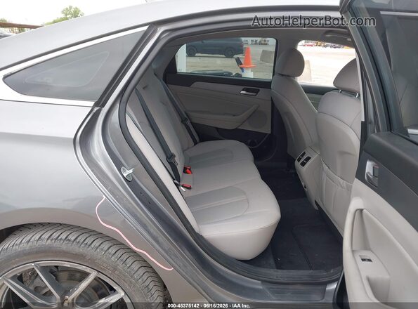 5NPE34AF1JH716773 2018 HYUNDAI SONATA Gray Vista de la etiqueta del VIN