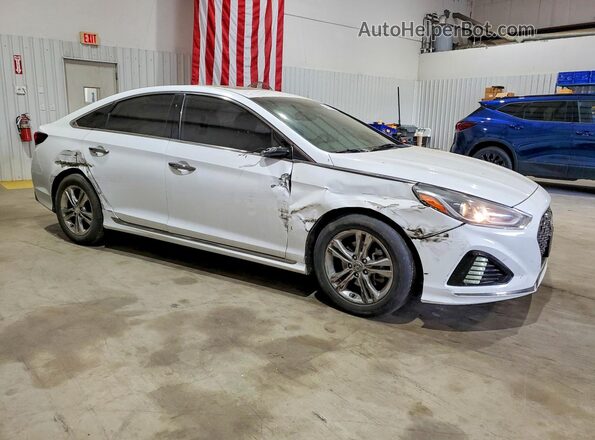5NPE34AF1JH724937 2018 HYUNDAI SONATA White წინა მარჯვენა