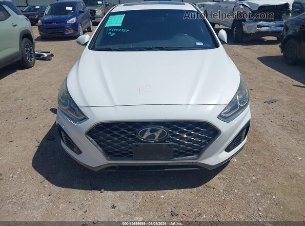 5NPE34AF1KH739357 2019 HYUNDAI SONATA White Rear interior view
