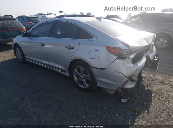 5NPE34AF1KH741769 2019 HYUNDAI SONATA Серебряный Задняя левая четверть