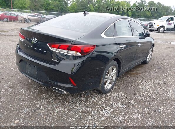 5NPE34AF1KH750665 2019 HYUNDAI SONATA Black უკანა მარჯვენა