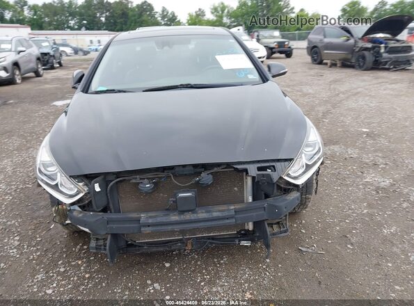 5NPE34AF1KH750665 2019 HYUNDAI SONATA Black უკანა სალონის ხედი