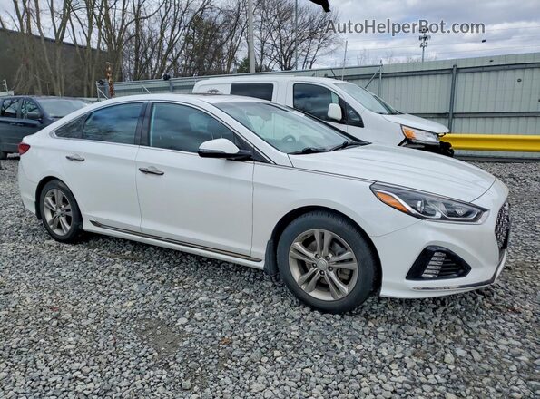 5NPE34AF1KH796707 2019 HYUNDAI SONATA White წინა მარჯვენა