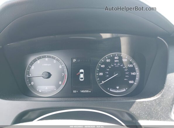 5NPE34AF2GH312762 2016 HYUNDAI SONATA Gray Вид задніх сидінь