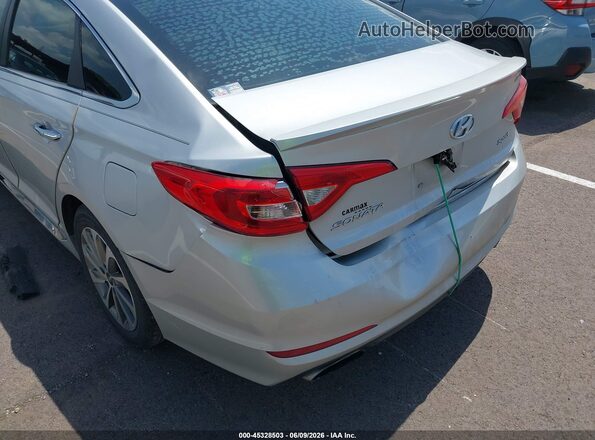 5NPE34AF2GH312762 2016 HYUNDAI SONATA Gray Вид спереду