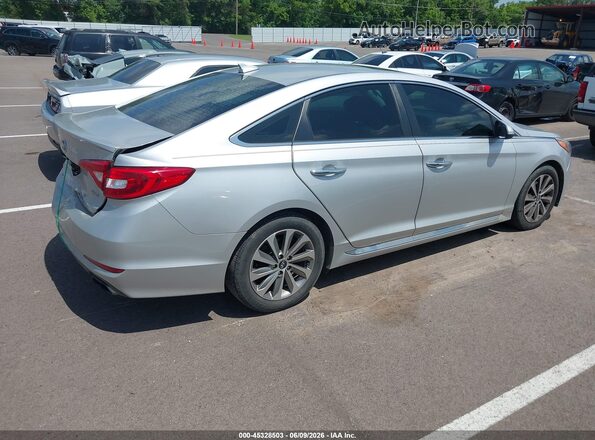 5NPE34AF2GH312762 2016 HYUNDAI SONATA Gray Задня права чверть