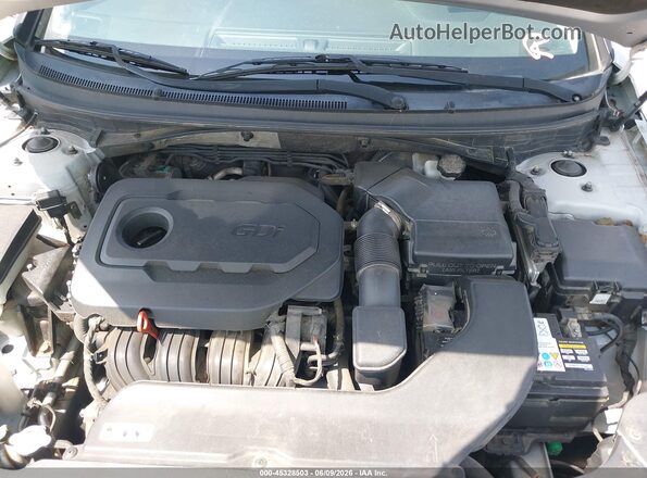 5NPE34AF2GH312762 2016 HYUNDAI SONATA Gray Вид ззаду