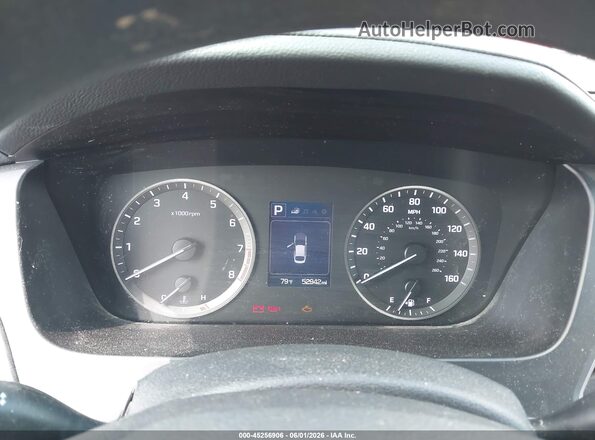 5NPE34AF2HH454515 2017 HYUNDAI SONATA Красный Вид задних сидений