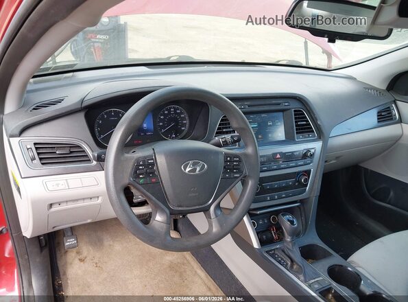 5NPE34AF2HH454515 2017 HYUNDAI SONATA Красный 
