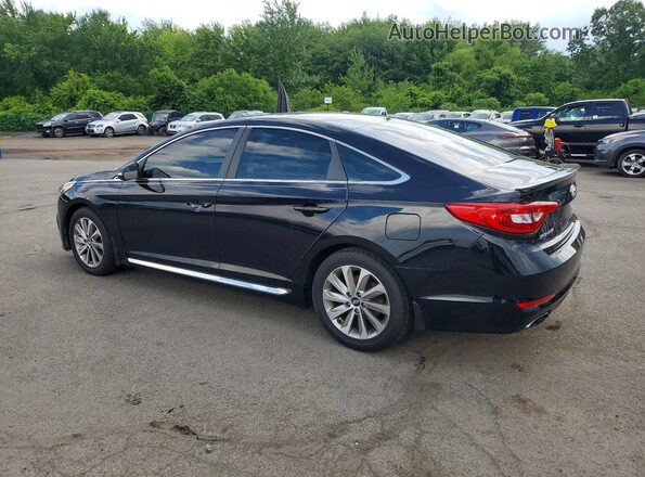 5NPE34AF2HH465286 2017 HYUNDAI SONATA Black უკანა მარცხენა