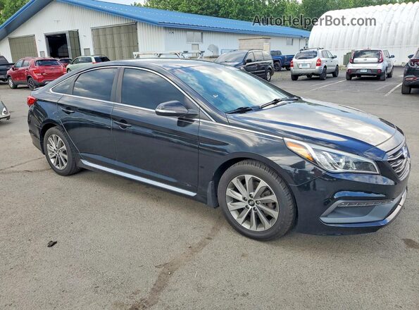 5NPE34AF2HH465286 2017 HYUNDAI SONATA Black წინა მარჯვენა