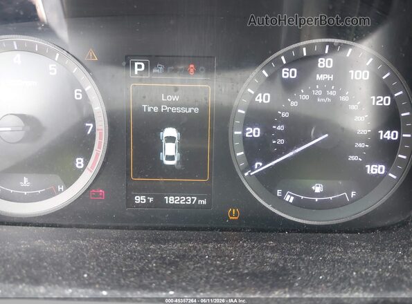 5NPE34AF2HH469774 2017 HYUNDAI SONATA Black Вид задніх сидінь