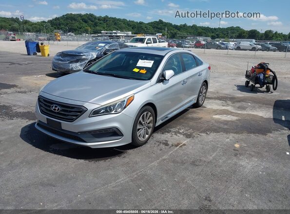 5NPE34AF2HH523123 2017 HYUNDAI SONATA Silver Передня ліва чверть