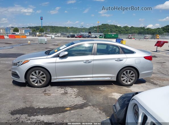 5NPE34AF2HH523123 2017 HYUNDAI SONATA Silver Панорамний вид салону 360°