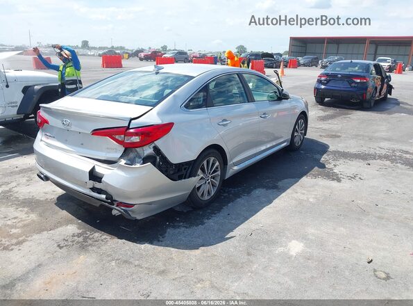 5NPE34AF2HH523123 2017 HYUNDAI SONATA Silver Задня права чверть