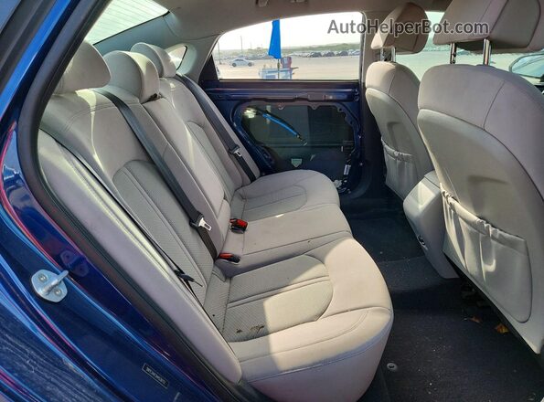 5NPE34AF2HH539712 2017 HYUNDAI SONATA Blue Հետևի նստատեղերի տեսք