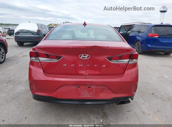 5NPE34AF2JH596899 2018 HYUNDAI SONATA Red 