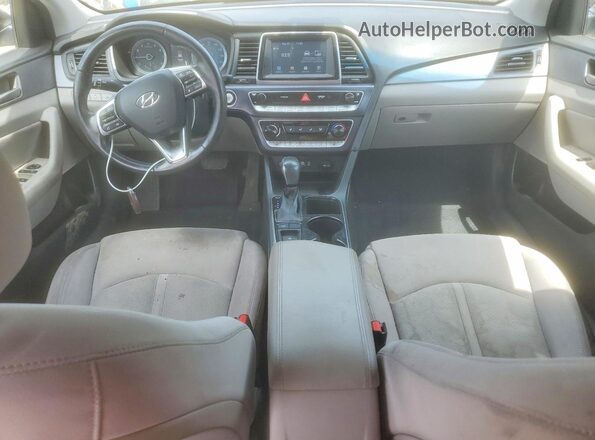 5NPE34AF2JH620005 2018 HYUNDAI SONATA Black წინა პანელის ხედი