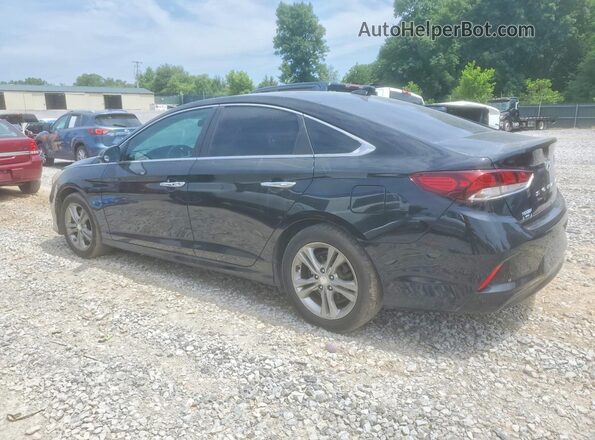 5NPE34AF2JH620005 2018 HYUNDAI SONATA Black უკანა მარცხენა