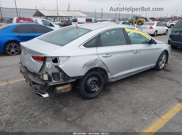 5NPE34AF2JH620795 2018 HYUNDAI SONATA Silver Հետևի աջ