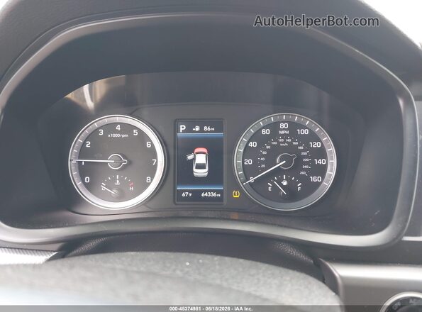 5NPE34AF2JH620795 2018 HYUNDAI SONATA Silver Հետևի նստատեղերի տեսք