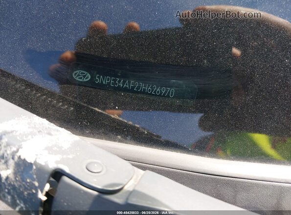 5NPE34AF2JH626970 2018 HYUNDAI SONATA Blue 