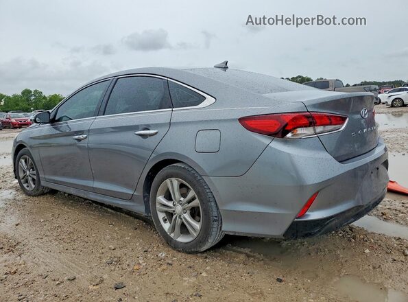 5NPE34AF2JH627598 2018 HYUNDAI SONATA Gray Rear left