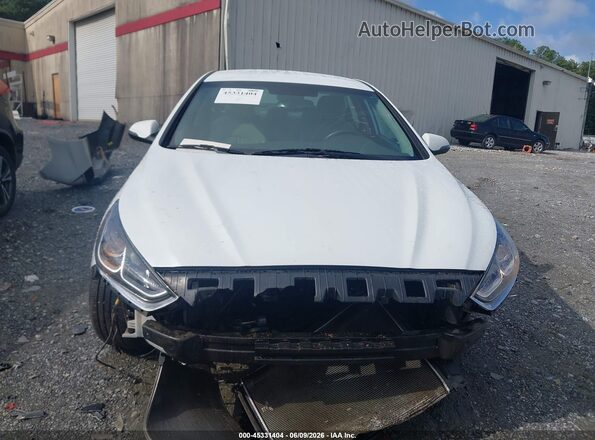 5NPE34AF2JH651741 2018 HYUNDAI SONATA White Դիմացի տեսք