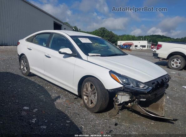 5NPE34AF2JH651741 2018 HYUNDAI SONATA White Սալոնի հետևի տեսք