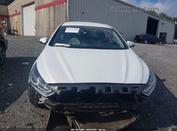 5NPE34AF2JH651741 2018 HYUNDAI SONATA White Սարքավորումների վահանակի տեսք