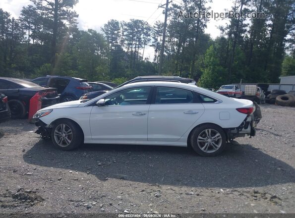 5NPE34AF2JH651741 2018 HYUNDAI SONATA White Սալոնի 360 աստիճան տեսք