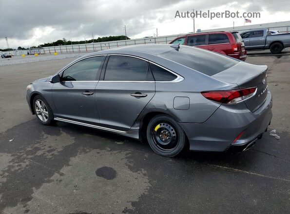 5NPE34AF2JH668488 2018 HYUNDAI SONATA Gray 