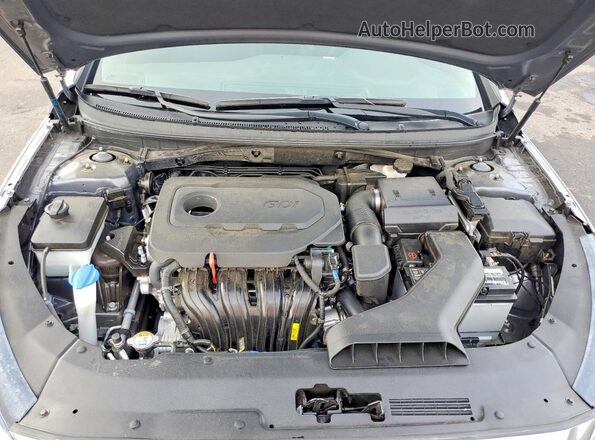 5NPE34AF2JH668488 2018 HYUNDAI SONATA Gray 