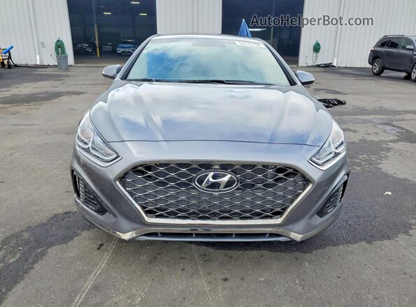 5NPE34AF2JH668488 2018 HYUNDAI SONATA Gray 