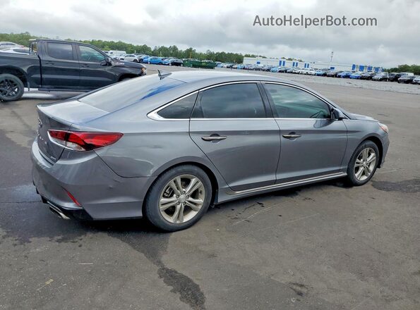5NPE34AF2JH668488 2018 HYUNDAI SONATA Gray 