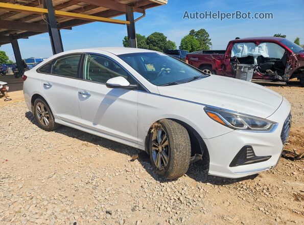5NPE34AF2JH687137 2018 HYUNDAI SONATA White წინა მარჯვენა