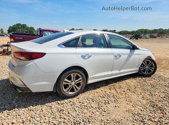 5NPE34AF2JH687137 2018 HYUNDAI SONATA White უკანა მარჯვენა