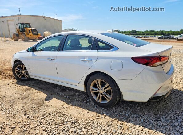5NPE34AF2JH687137 2018 HYUNDAI SONATA White უკანა მარცხენა