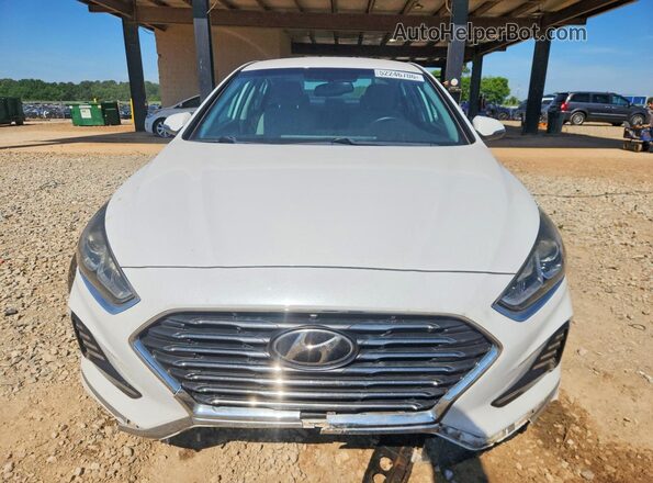 5NPE34AF2JH687137 2018 HYUNDAI SONATA White წინა ხედი