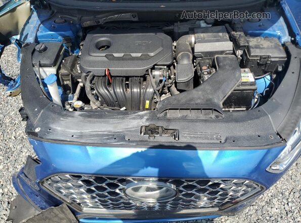 5NPE34AF2JH701537 2018 HYUNDAI SONATA Blue Սալոնի հետևի տեսք