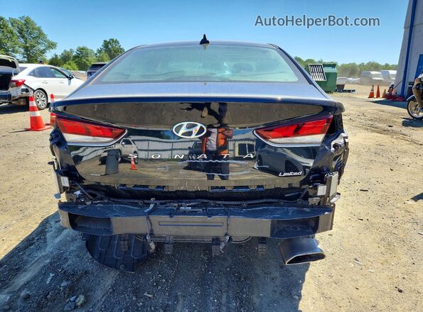 5NPE34AF2KH735432 2019 HYUNDAI SONATA Black უკანა ხედი